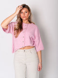 Christina Soft Strickjacke - Rosa