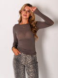Cashmere Longsleeve - Taupe