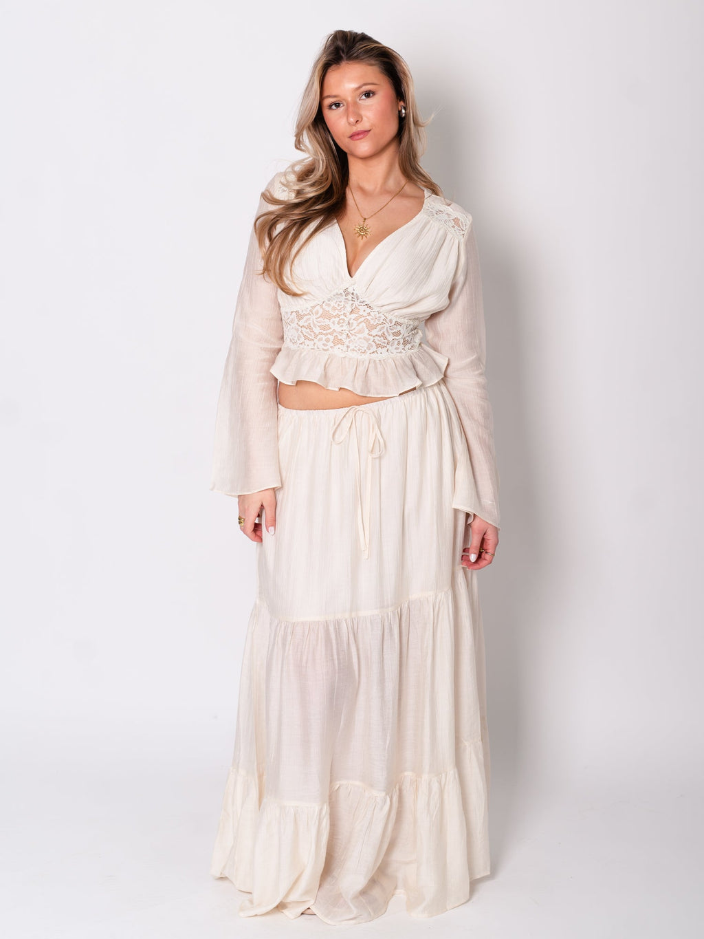 Indra Maxi Rock - Creme