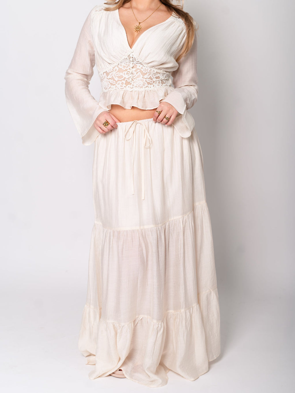 Indra Maxi Rock - Creme