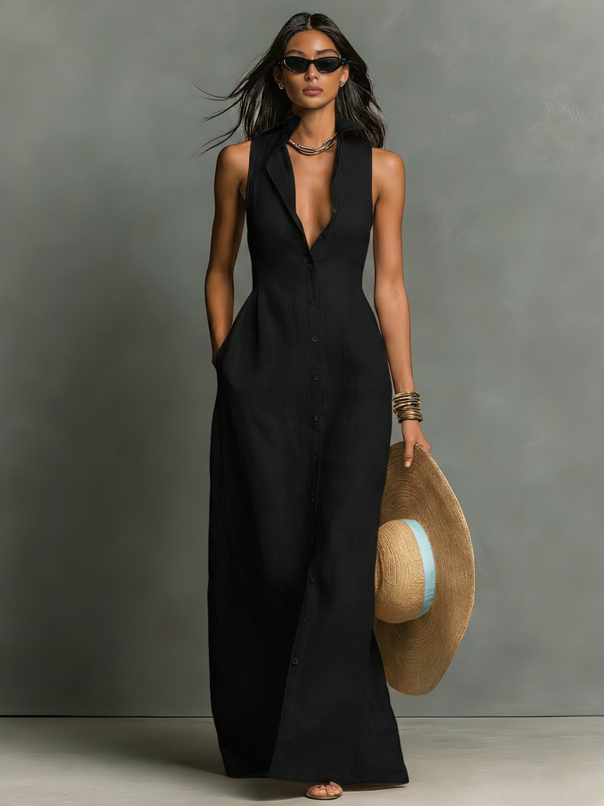 Capri – Vestido Camisero Icónico