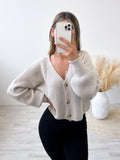NINA Strickjacke - Beige