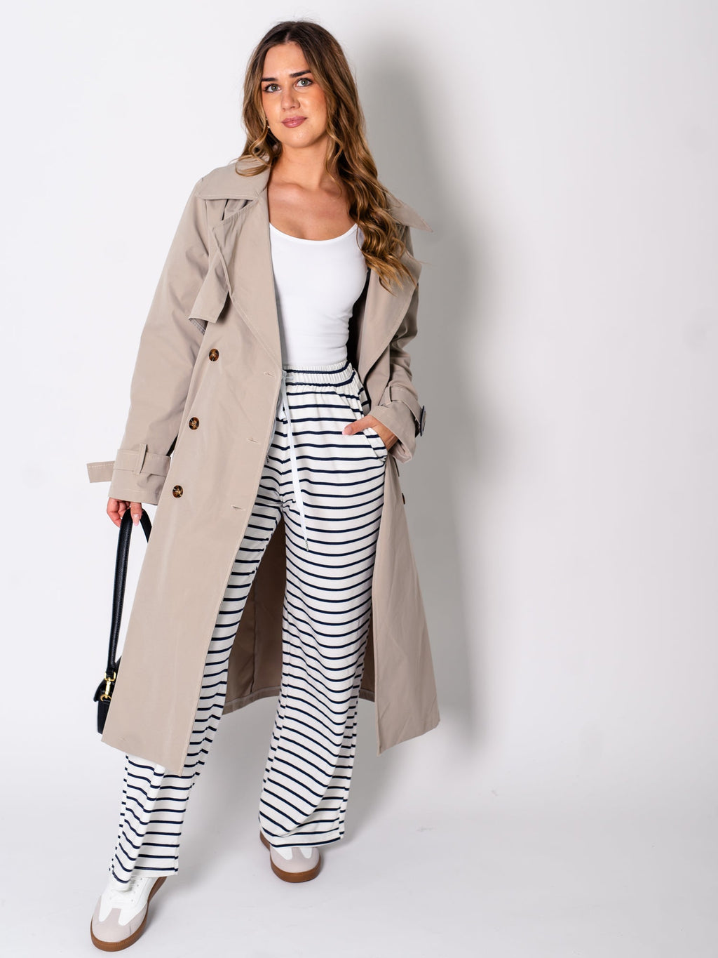 Stripes Hose - Weiß/Schwarz