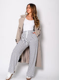 Stripes Hose - Weiß/Schwarz