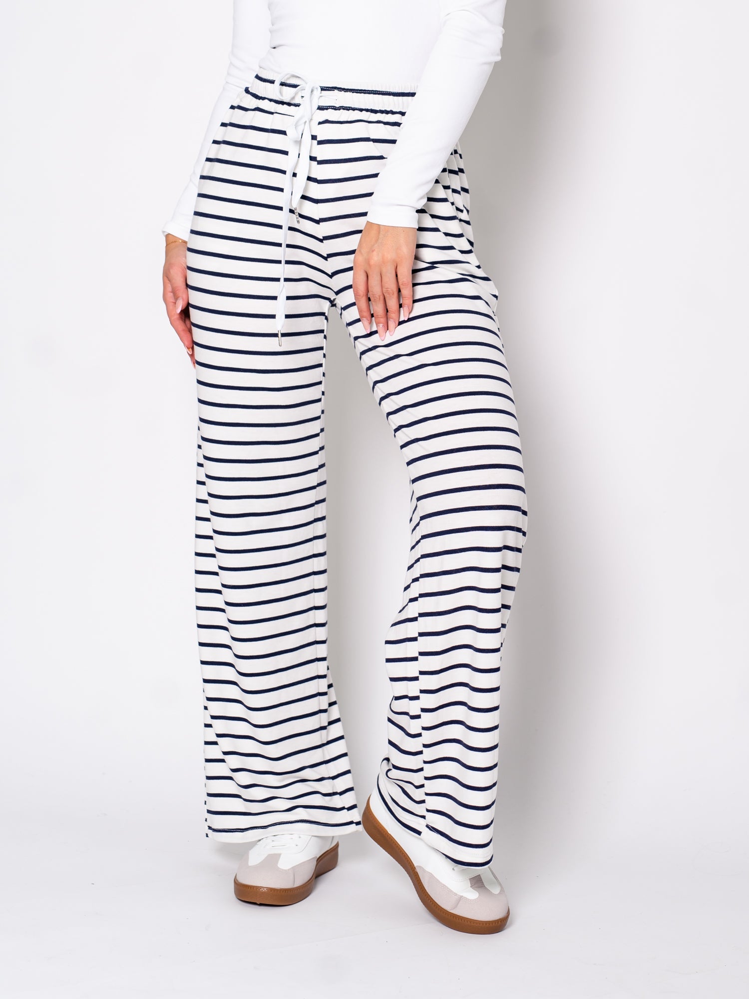 Stripes Hose - Weiß/Schwarz