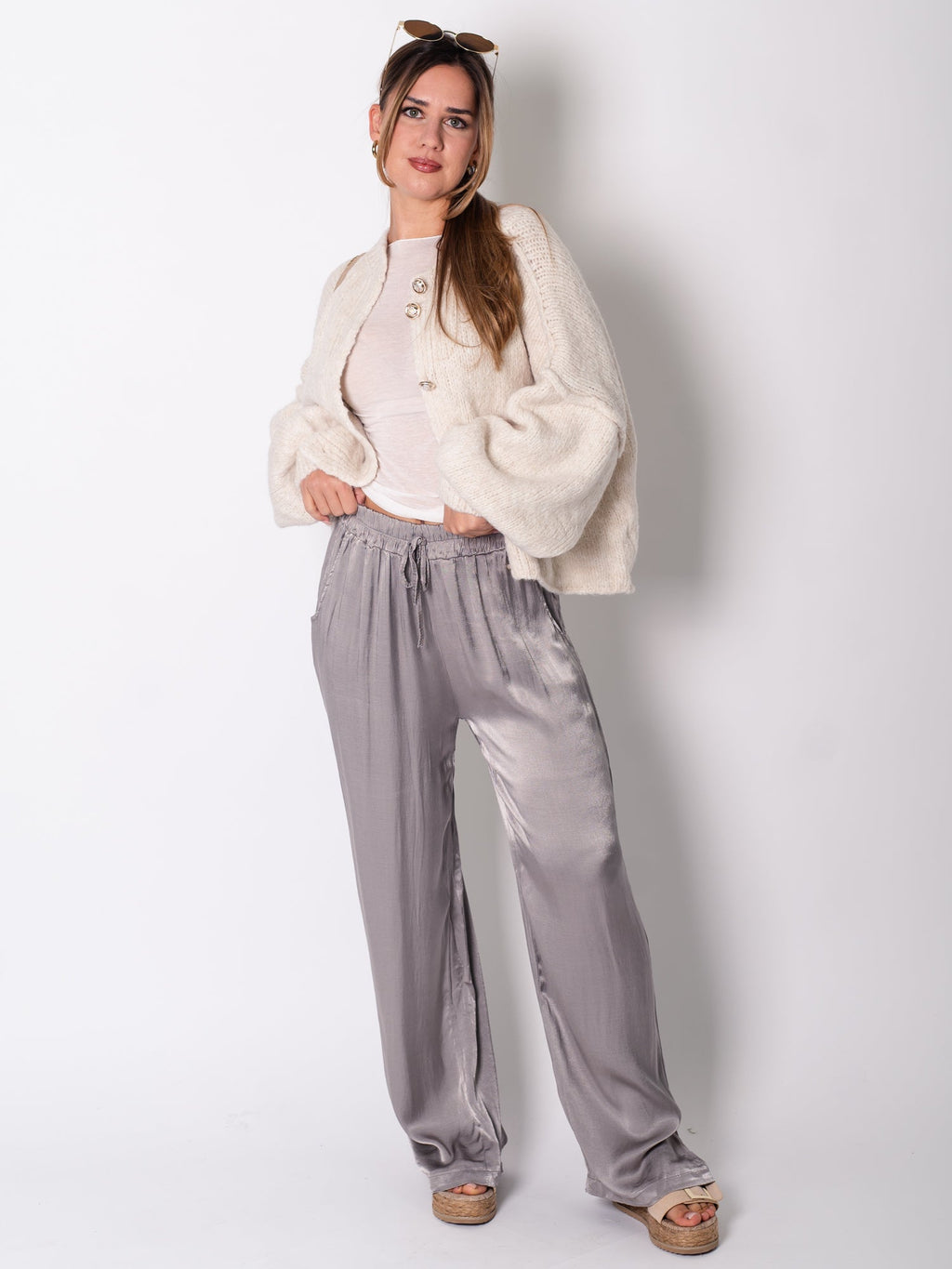 Emelie Strickjacke - Creme