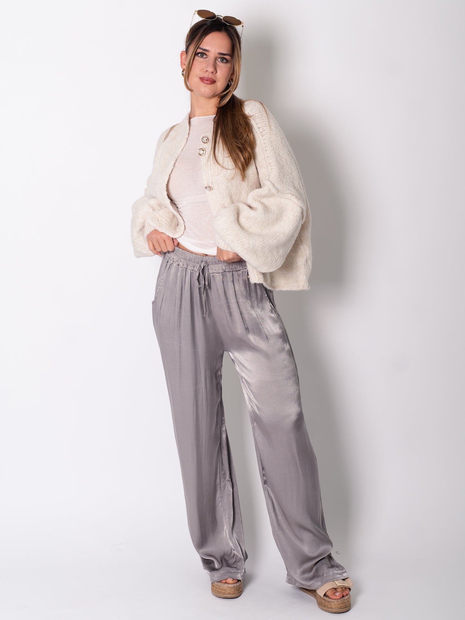 Emelie Strickjacke - Creme
