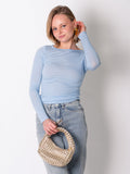 Cashmere Longsleeve - Himmelblau