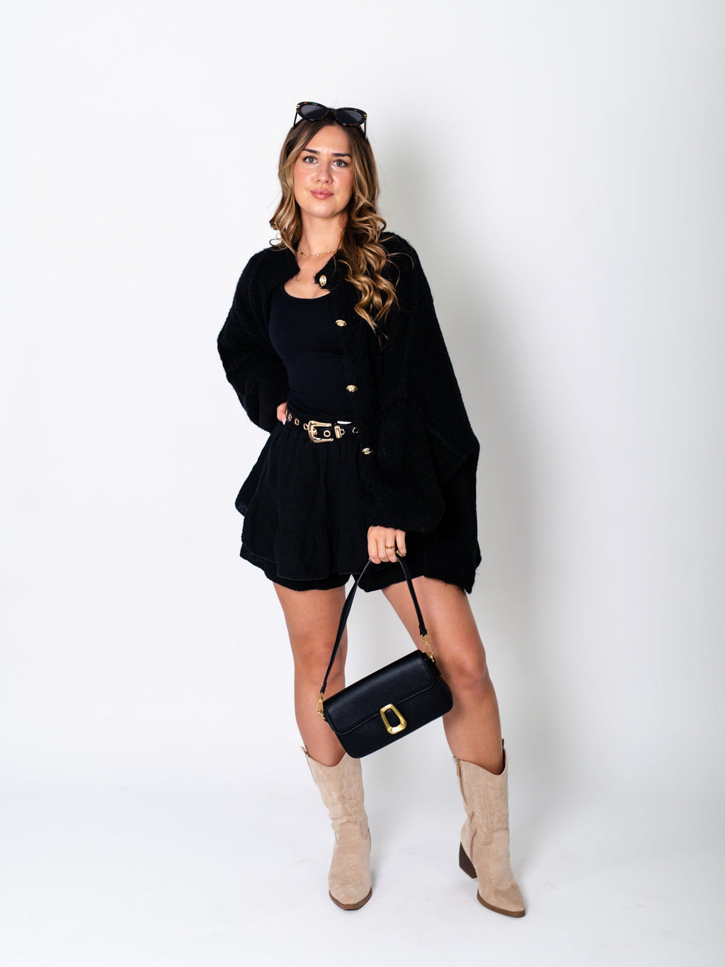 B-Ware 788. Kate Western Stiefel - Beige Größe 42