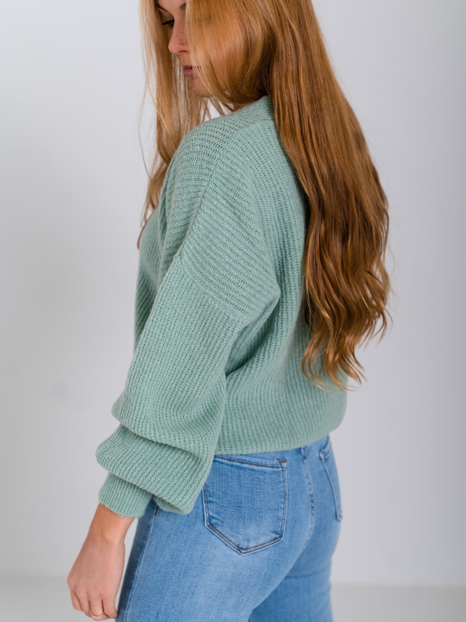 NINA Strickjacke - Grün