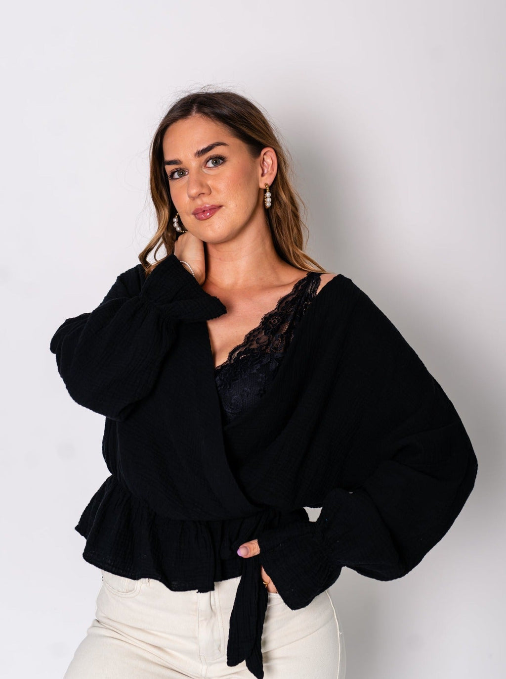 Fairy Bluse - Schwarz