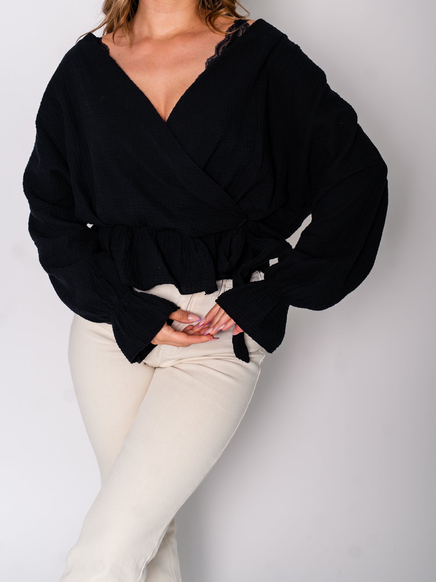Fairy Bluse - Schwarz