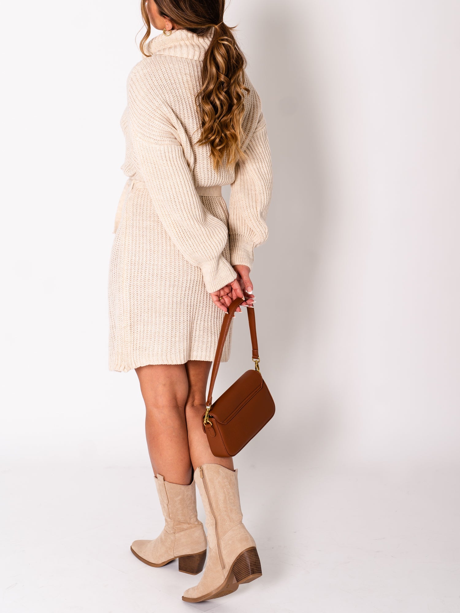 B-Ware 788. Kate Western Stiefel - Beige Größe 42