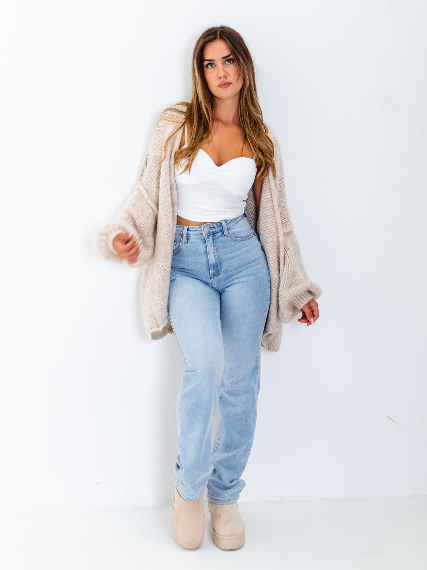 Cozy Mini Boots - Beige (Gr. 36 & 42)
