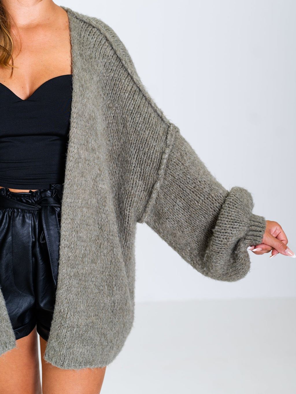 Tammy Strickjacke - Khaki