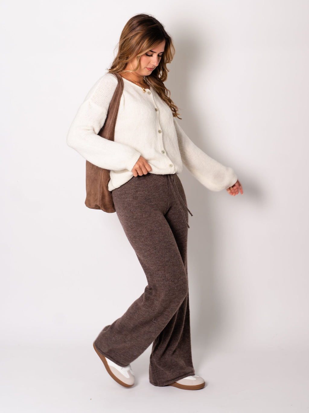 Hanni Soft Strickjacke - Weiß