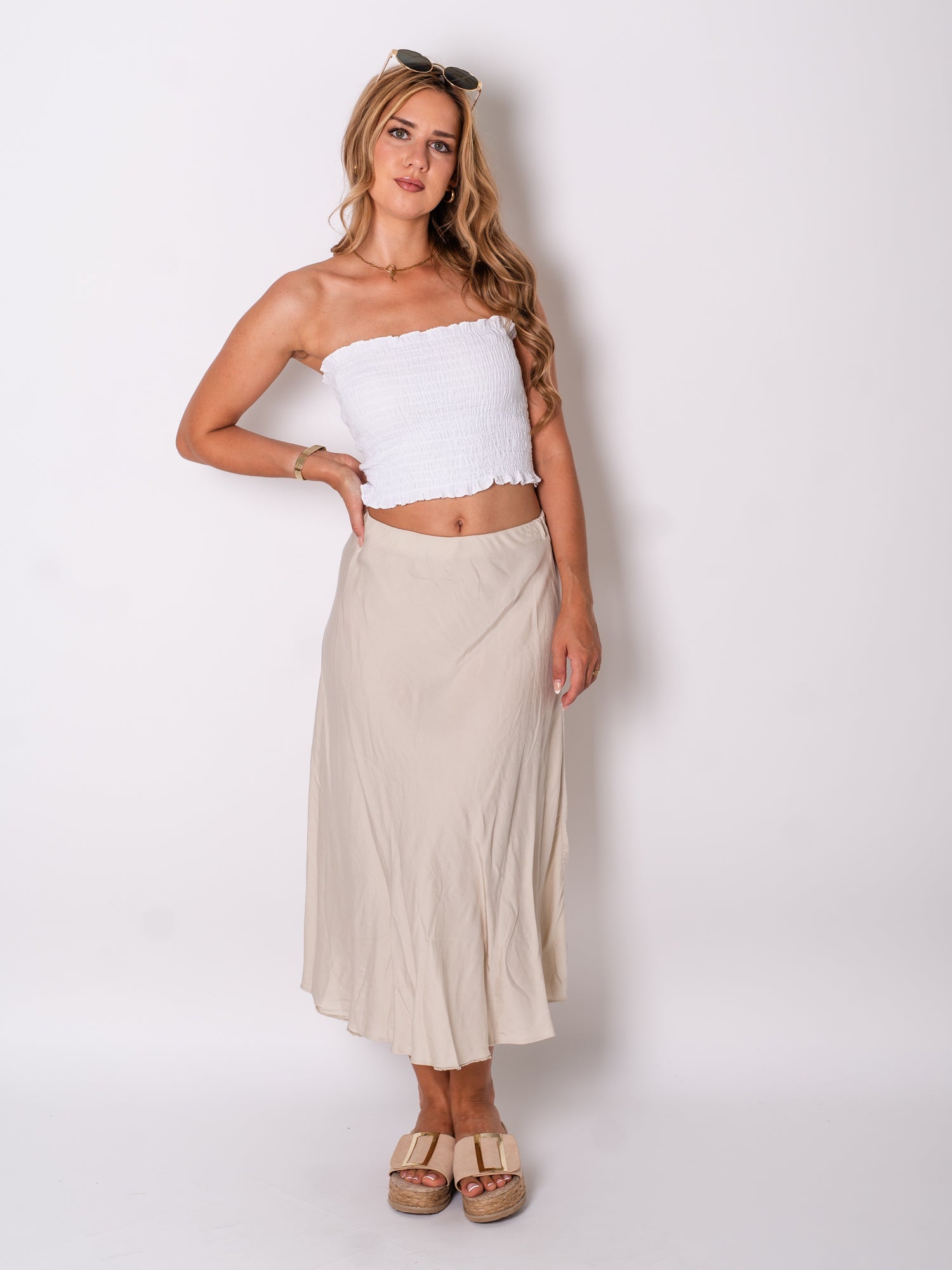 Nala Bandeau Top - Weiß
