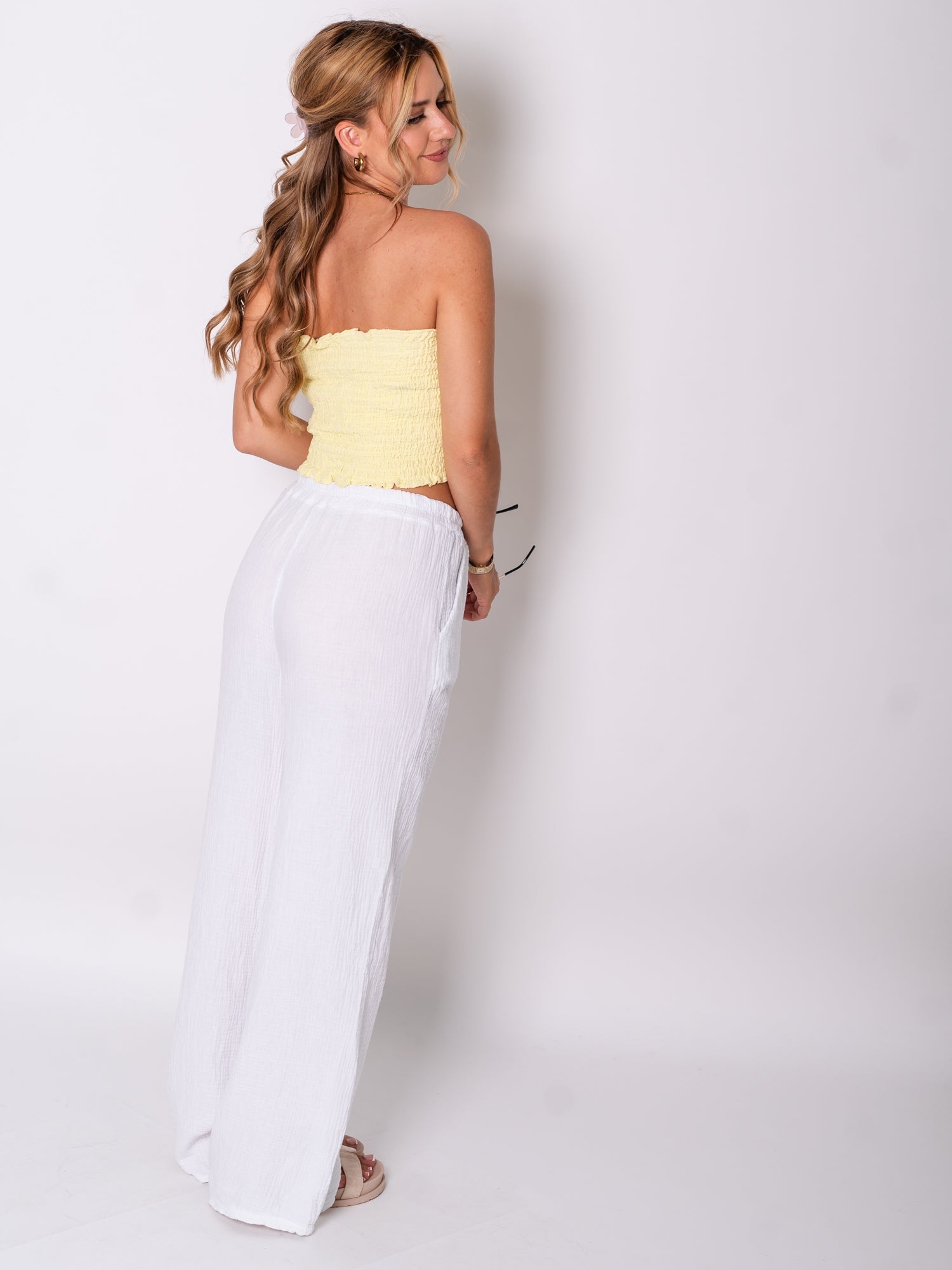 Nala Bandeau Top - Zitronengelb