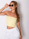 Nala Bandeau Top - Zitronengelb
