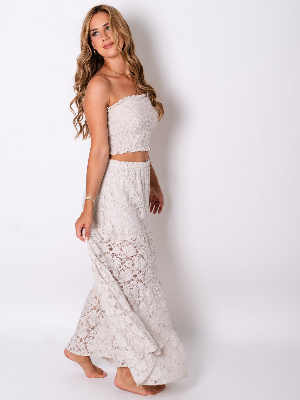 Nala Bandeau Top - Beige