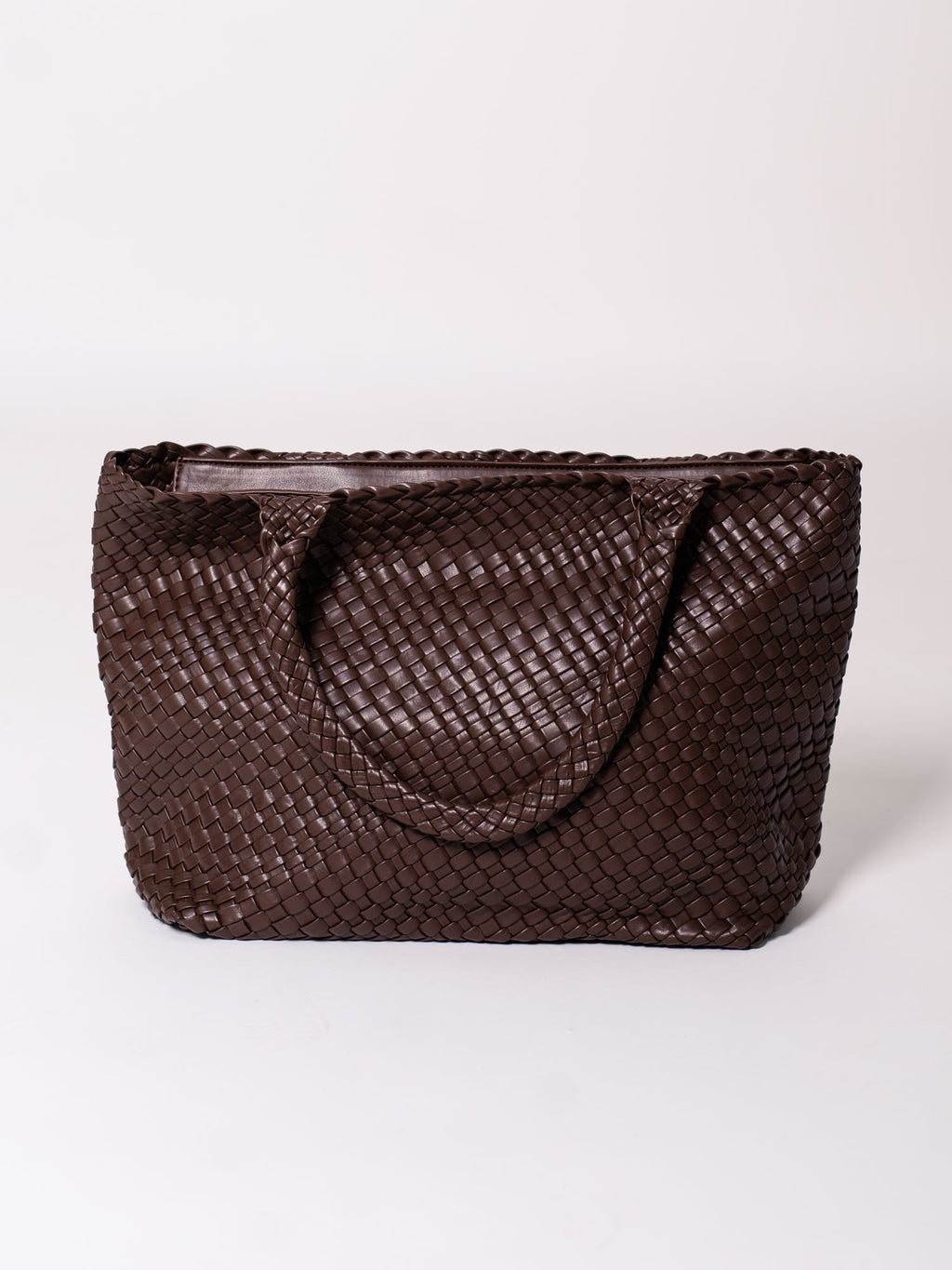 Braided Belle Shopper - Espresso