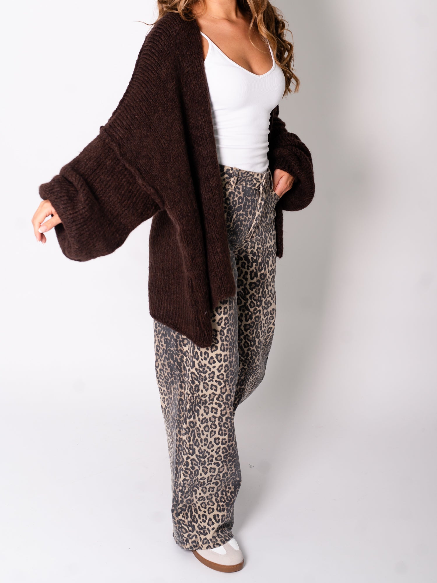 Tammy Strickjacke - Dunkelbraun