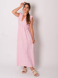 Leonora Musselin Kleid -  Leo/Rosa