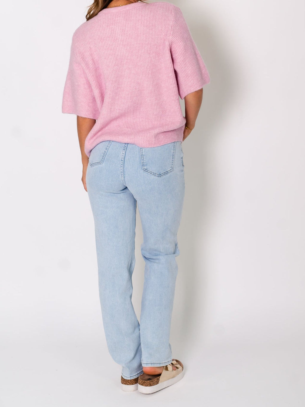 Lena Soft Strickjacke - Rosa