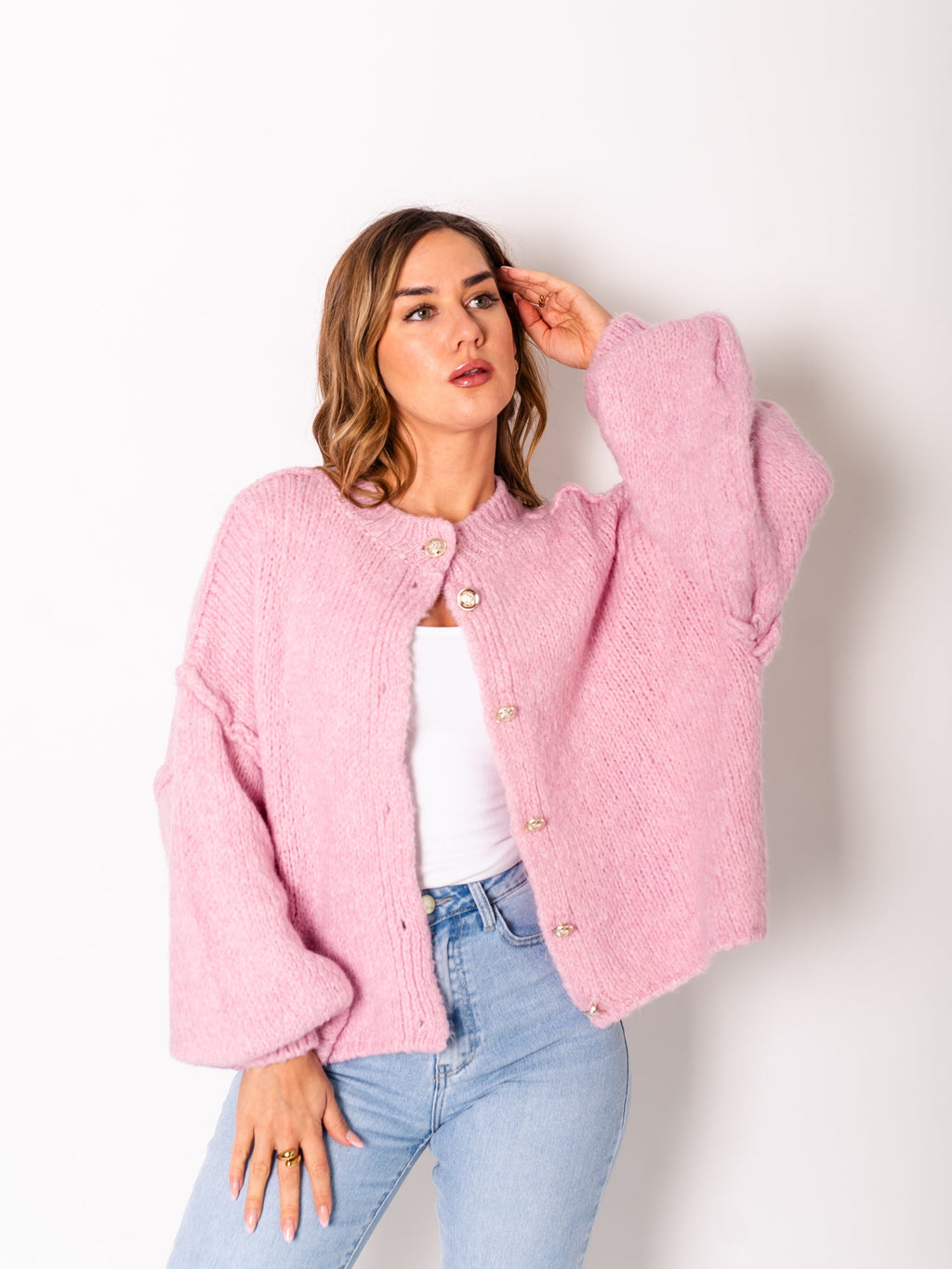 Emelie Strickjacke - Rosa