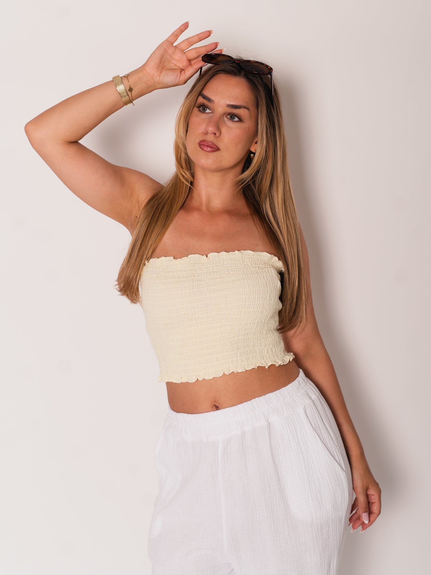 Nala Bandeau Top - Butteryellow