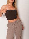 Nala Bandeau Top - Espresso