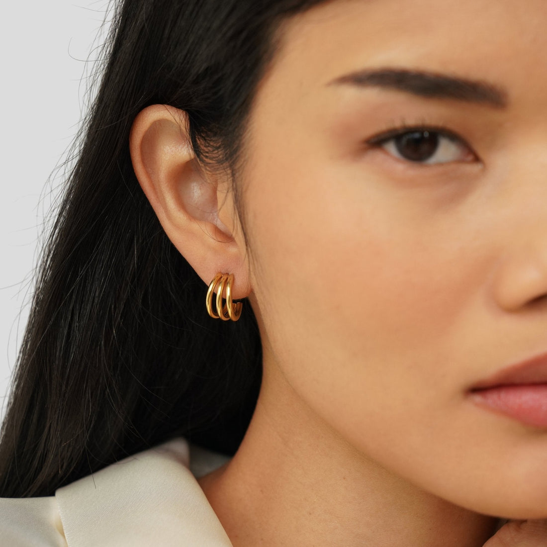 Anaya – Aros Triples Dorados