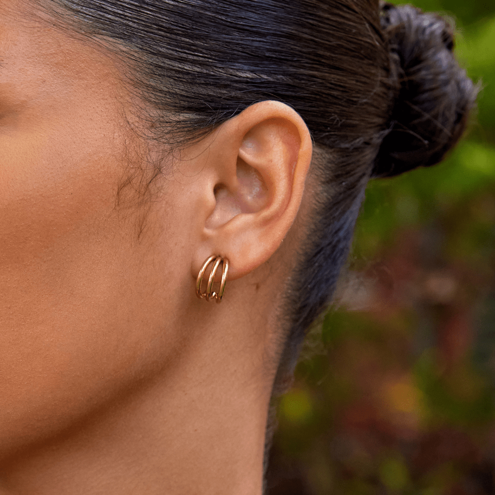 Anaya – Aros Triples Dorados