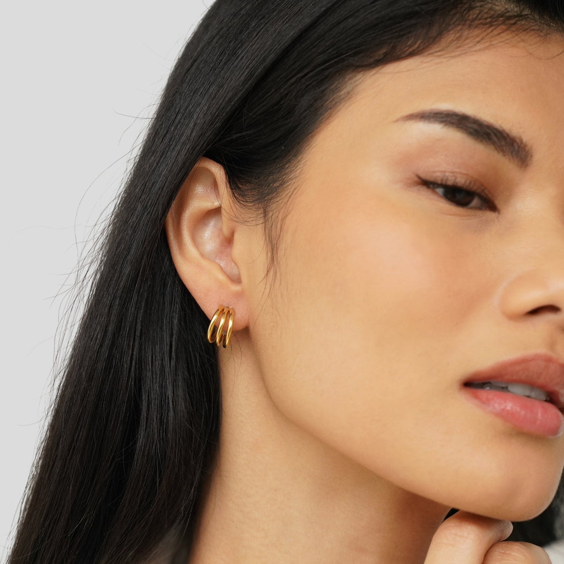 Anaya – Aros Triples Dorados