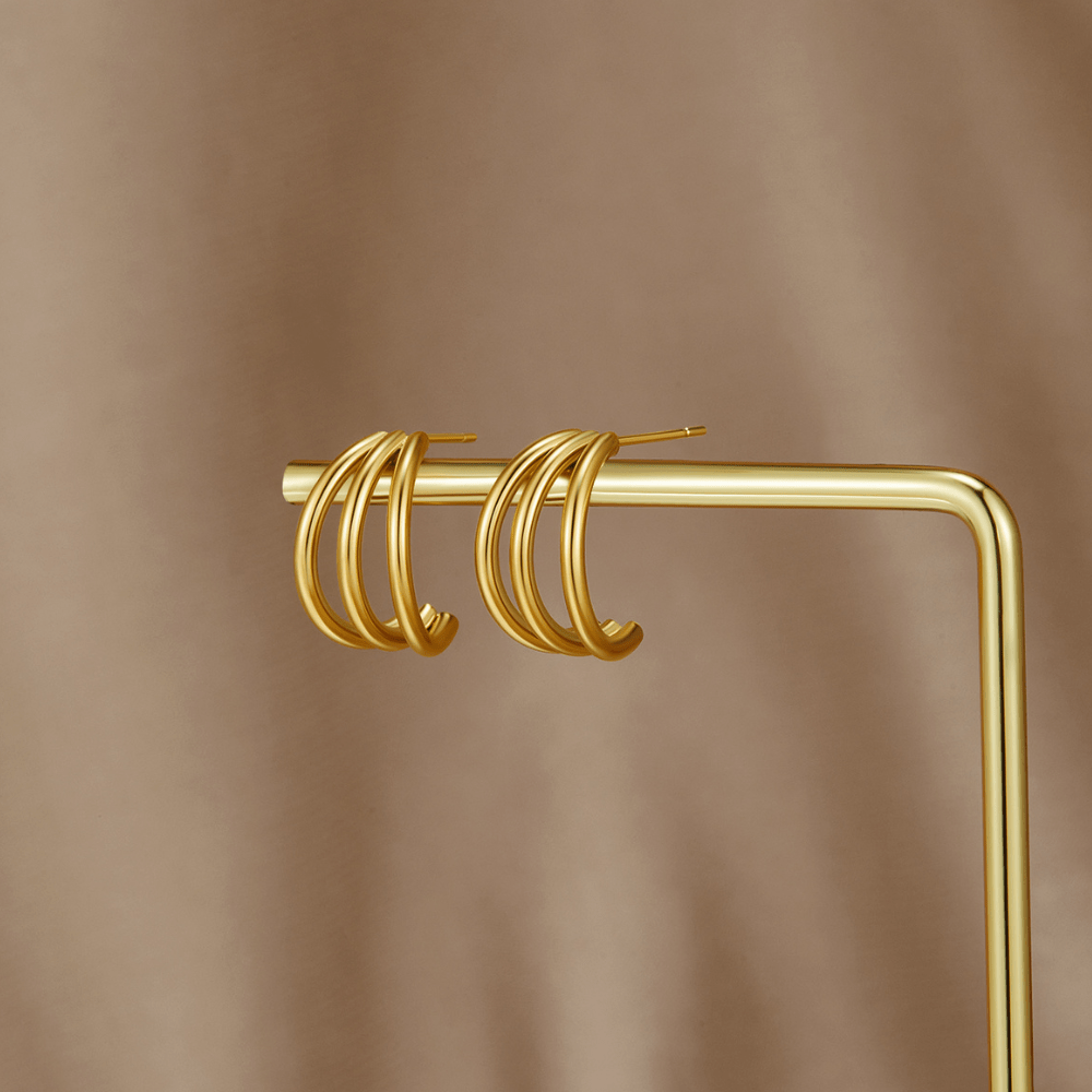 Anaya – Aros Triples Dorados