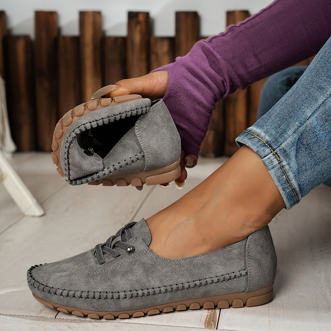 Eliana – Mocasines Suaves para Pies Sensibles