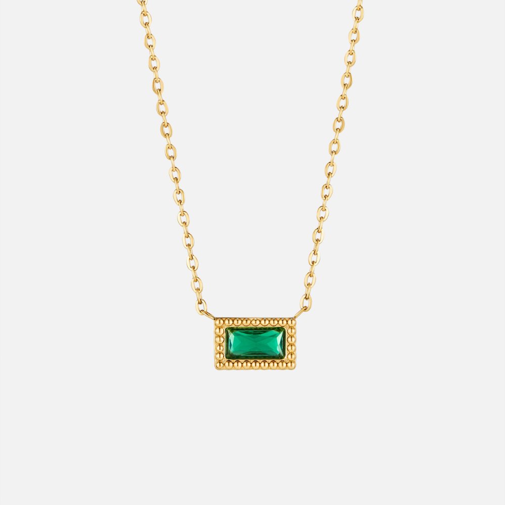 Baguette – Collar con Piedra Natal
