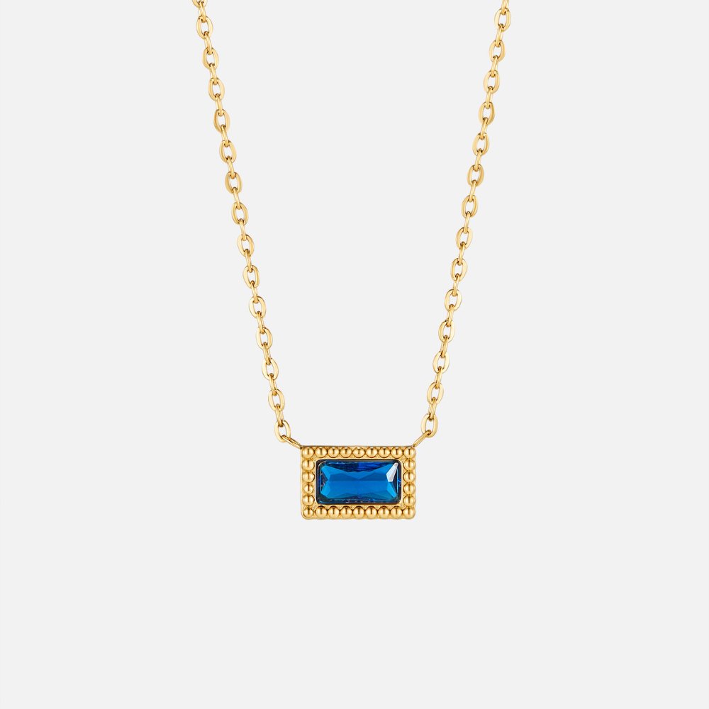 Baguette – Collar con Piedra Natal