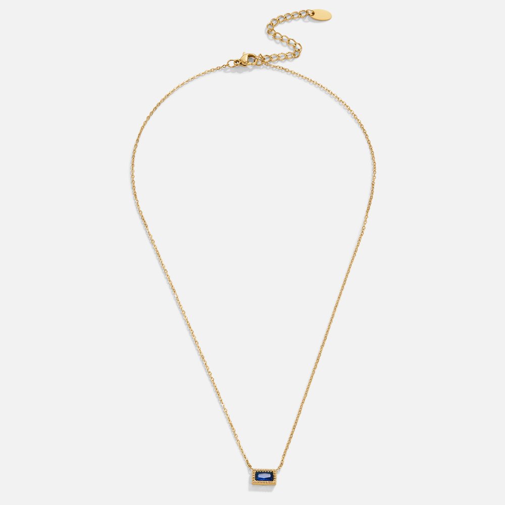 Baguette – Collar con Piedra Natal