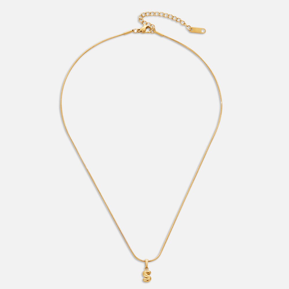 Burbuja – Collar con Inicial