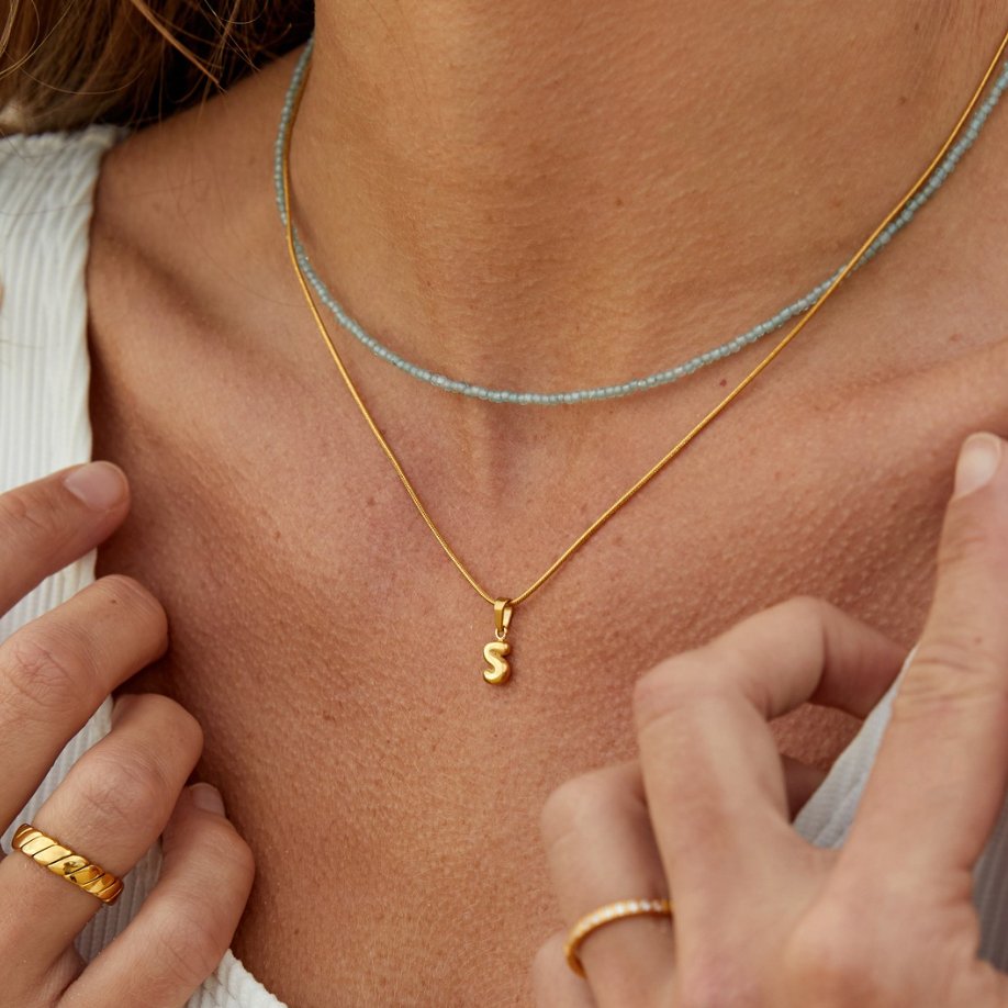 Burbuja – Collar con Inicial