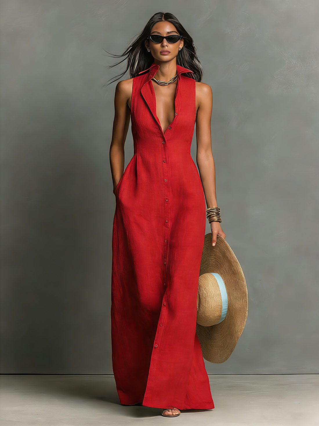 Capri – Vestido Camisero Icónico