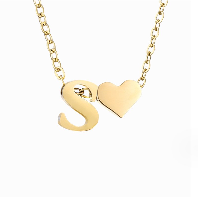 Forever Love – Collar con Inicial Dorado