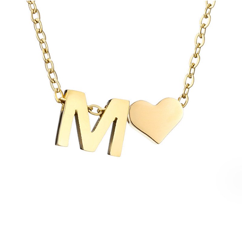 Forever Love – Collar con Inicial Dorado