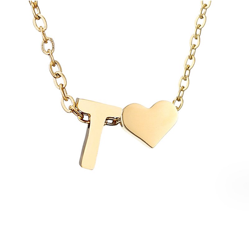 Forever Love – Collar con Inicial Dorado