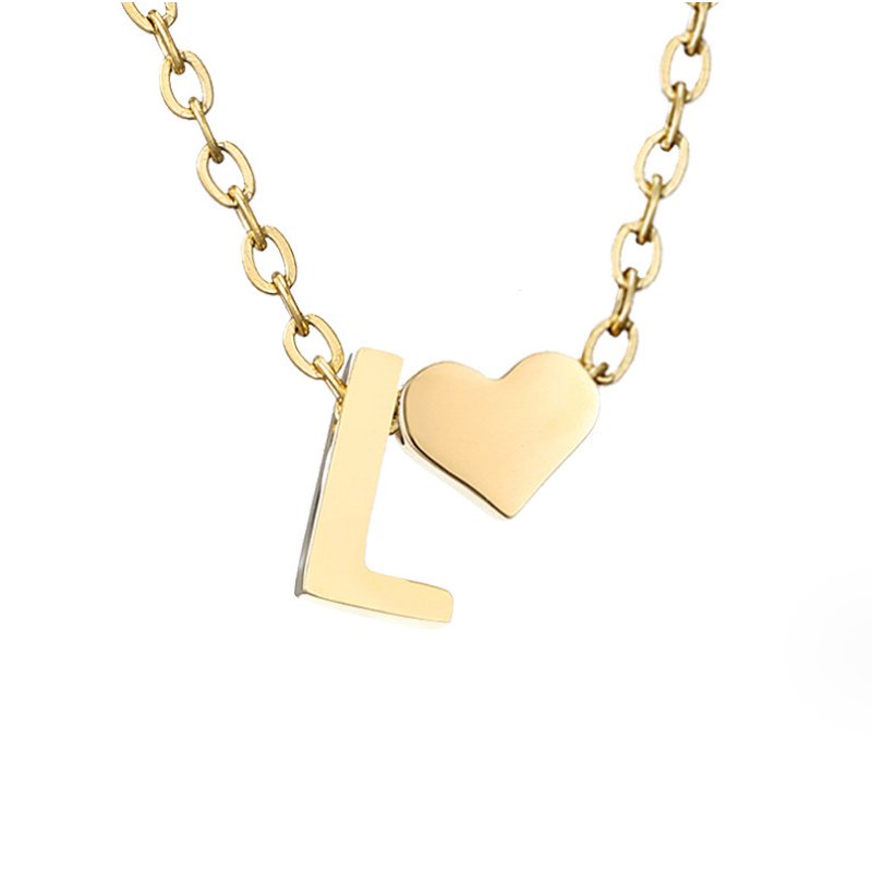 Forever Love – Collar con Inicial Dorado
