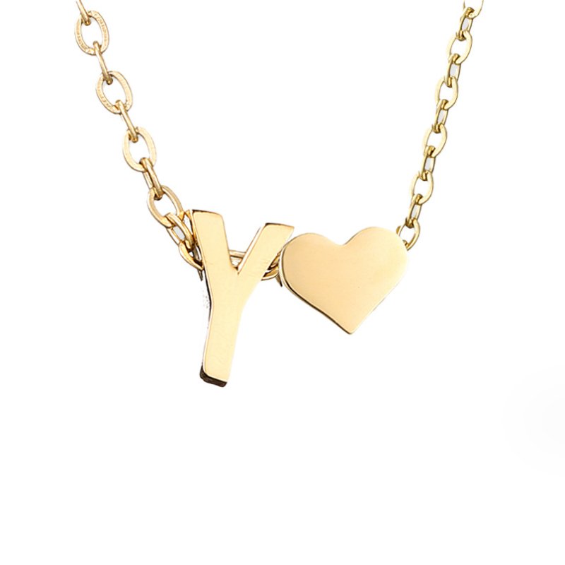 Forever Love – Collar con Inicial Dorado