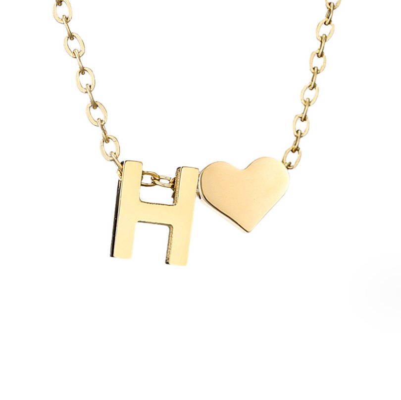 Forever Love – Collar con Inicial Dorado