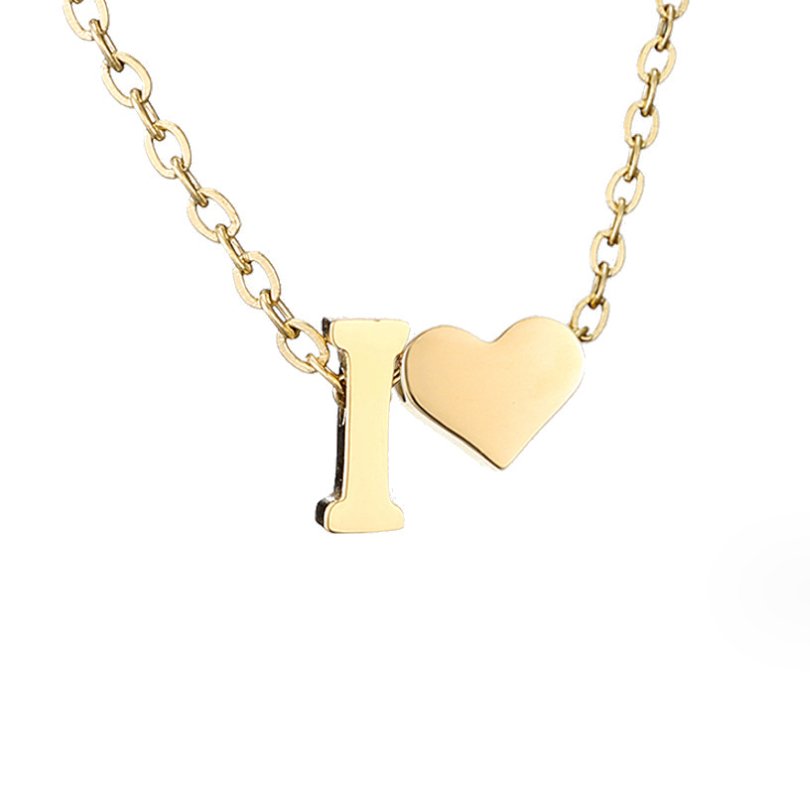 Forever Love – Collar con Inicial Dorado