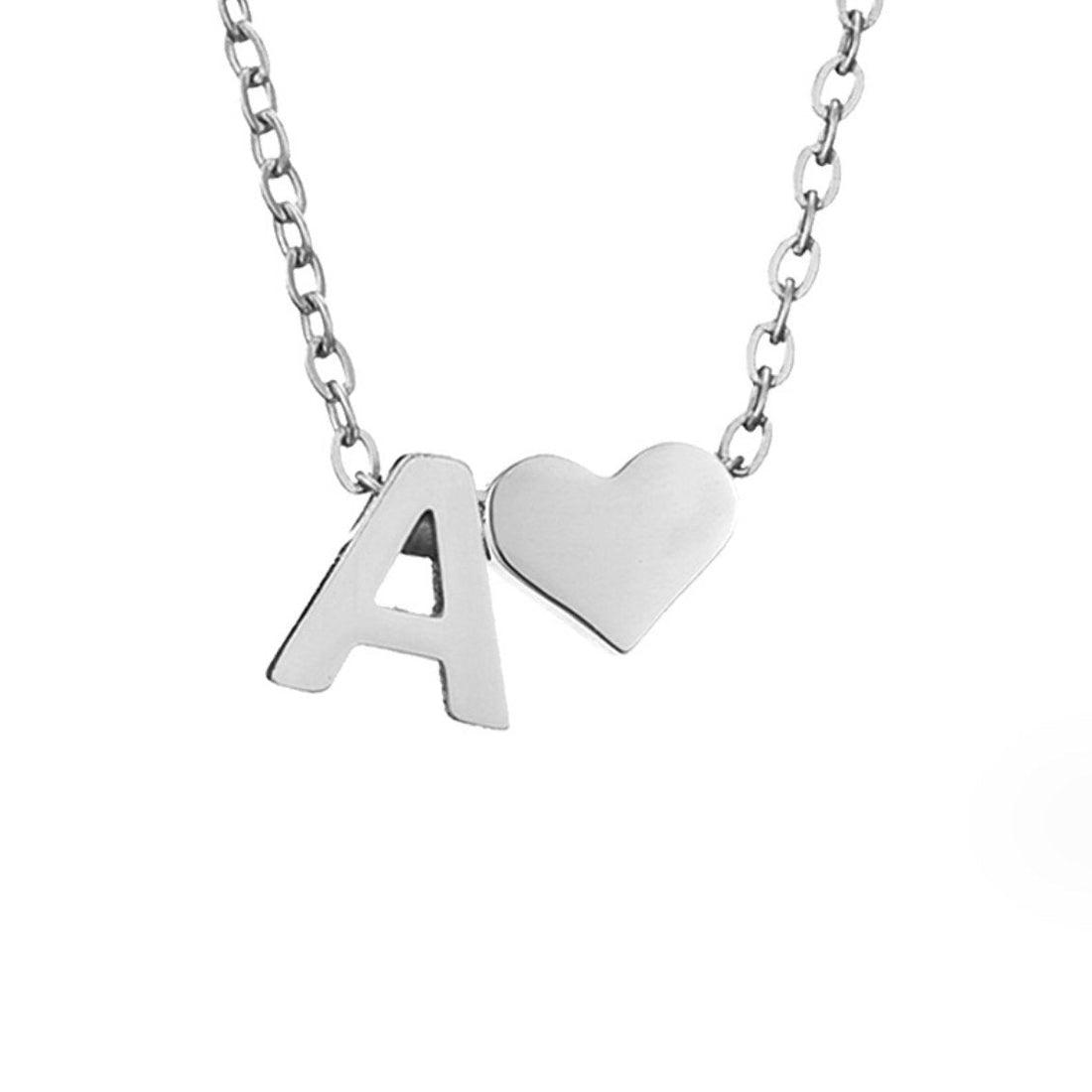 Forever Love – Collar con Inicial Plateado